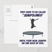 Uw Mamma vond de Trampoline uit Briefkaart (Voorkant / Achterkant)