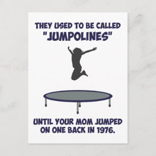 Uw Mamma vond de Trampoline uit Briefkaart