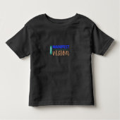 Uw manifeste visie kinder shirts (Voorkant)