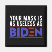 Uw masker is net zo nuttig als verbaas magneet (Voorkant)