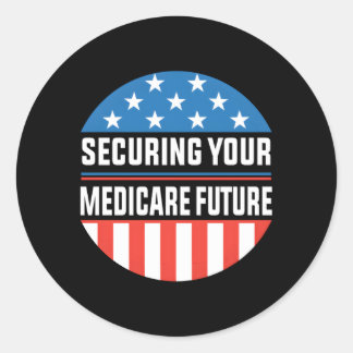 Uw Medicare Future Insurance Agent Mark beveiligen Ronde Sticker