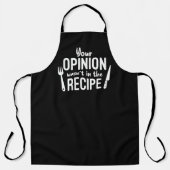 Uw mening was niet in de Ontvanger Schort (Voorkant)