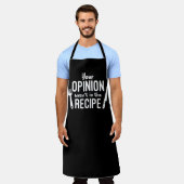 Uw mening was niet in de Ontvanger Schort (Gedragen)