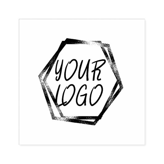 Uw merk Business Logo Bakery Rubber Stamp Rubberstempel (Afrduk)