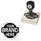 Uw merk Logo - aangepaste rubberen stempel (Gestempeld)
