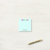 Uw merk post-it® notities voorbeeld notes (Op bureau)