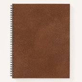 Uw merk, uw canvas: 8,5"x 11"gemerkt notitieboek (Voorkant)