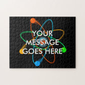 Uw Message Atomic Structure Science Legpuzzel (Horizontaal)
