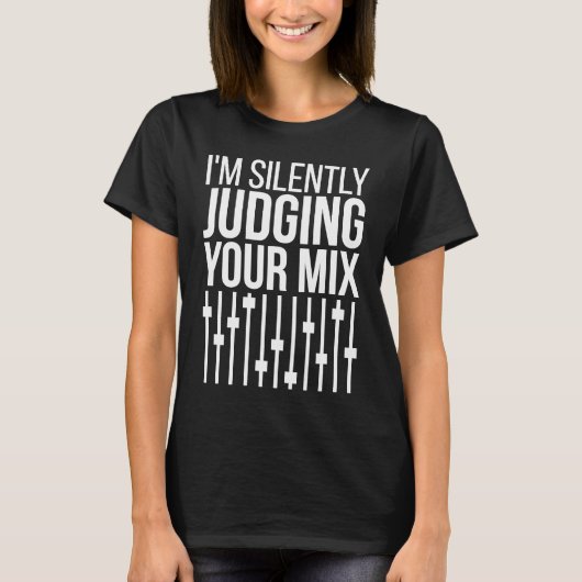Uw Mix Audio Engineer Sound Engineer Audio Enginee T-shirt (Voorkant)