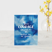 Uw Moed verbaast me Kaart (Gele Bloem)