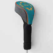 Uw monogram in het stuurprogramma voor Geometric P Golfheadcover (Schuin)
