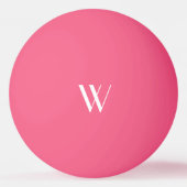Uw monogram in roze pingpongballen (Achterkant)