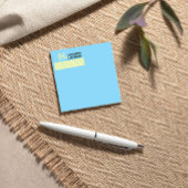 Uw monogram labels - veelkleurig post-it® notes