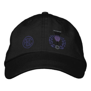 Uw Monogram Schotse Thistle Scotland in Black Pet