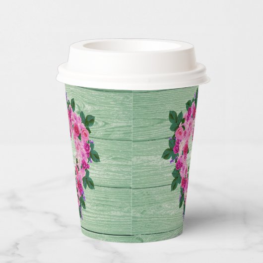 Uw mooie hart papieren bekers (Rechts)