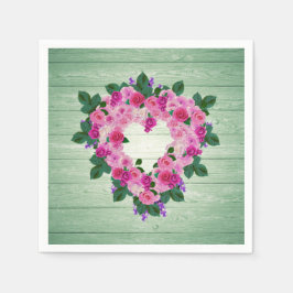 Uw mooie hart servet