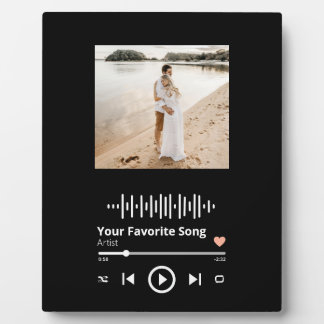 Uw mooie moment en favoriete zong samen fotoplaat