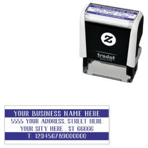 Uw Naam E-mail Retouradres Kleur Stempel Voorbeeld