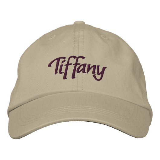 Uw naam monogram gepersonaliseerd pet (Voorkant)