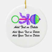 Uw naam - SRF Keramisch Ornament (Achterkant)