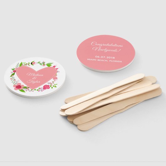 Uw namen in een aangepaste tekstventilatoren voor  handwaaier (Niet-gemonteerd)