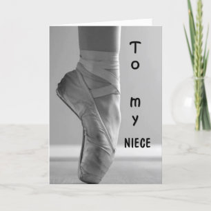 "UW NIEKENLAND" EEN BALLARINEWISH HAAR GEBEURTENIS KAART