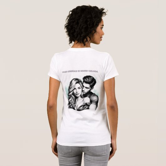 Uw omhelzing t-shirt (Achterkant volledig)