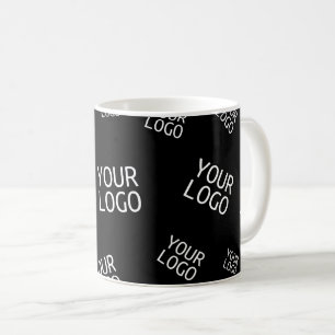 Uw ontwerp, foto of bedrijfslogo willekeurig beteg koffiemok