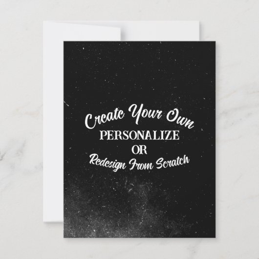 Uw ontwerp hier - Creëer uw eigen ontwerp RSVP Kaartje (Voorkant)