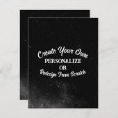 Uw ontwerp hier - Creëer uw eigen ontwerp RSVP Kaartje (Voorkant / Achterkant)