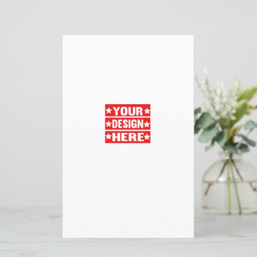 Uw ontwerp hier Custom Recept Kaart (Staand voorkant)