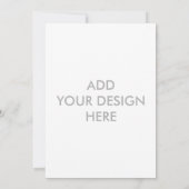 Uw ontwerp hier uitnodiging (Achterkant)