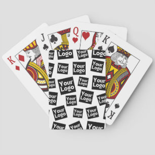 Uw ontwerp of bedrijfslogo Willekeurige plaatsin Pokerkaarten