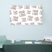 Uw ontwerp of bedrijfslogo | willekeurige plaatsin spandoek (Beurs)