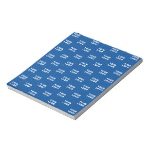 Uw ontwerp of zakelijke Logo Blauw betegeld patr Notitieblok