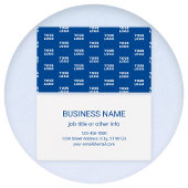 Uw ontwerp of zakelijke Logo | Blauw betegeld patr Visitekaartje