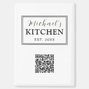Uw ontwerp op een keukenkoelkastmagneet magneet
