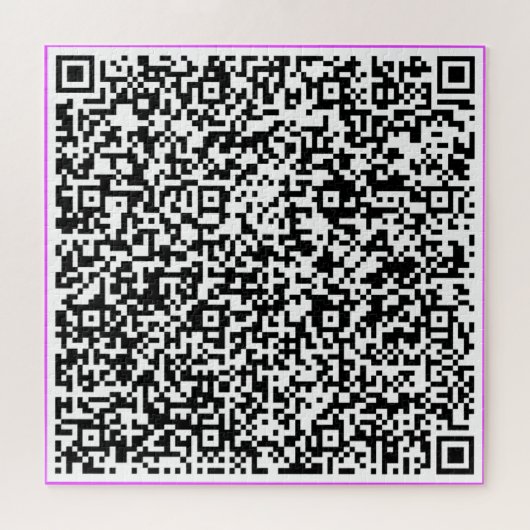 Uw ontwerp QR code puzzel voorbeeld aangepaste kle (Horizontaal)