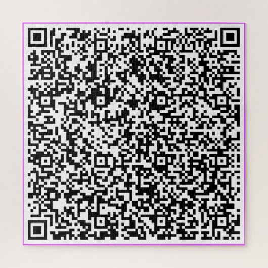 Uw ontwerp QR code puzzel voorbeeld aangepaste kle (Verticaal)