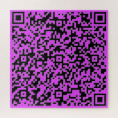 Uw ontwerp QR code puzzel voorbeeld aangepaste kle Legpuzzel (Horizontaal)