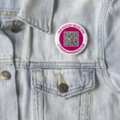 Uw ontwerp QR-code Social Media Button Sjabloon (In situ)