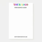 Uw ontwerpbedrijf Logo Post-it® notes voorbeeld (Voorkant)