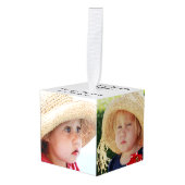 Uw Ornament voor het maken van een kubus (Voorkant hoekig)