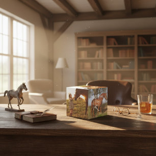 Uw Paardenportret Memorial Photo Cube Kubus