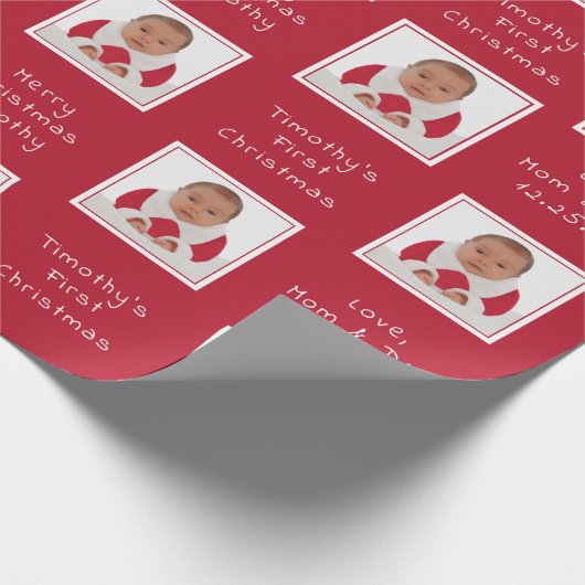 Uw papier voor kerstmars met de aangepaste fotonaa (Hoek)