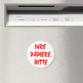 Uw papieren, alstublieft (in het Duits) Magneet (Insitu (Vaatwasser))