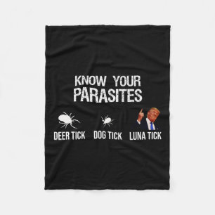 Uw parasieten - Hertenteek Fleece Deken