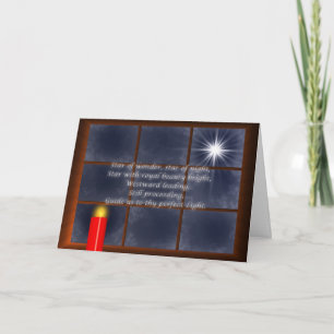 Uw perfecte lichte kerst Kaart