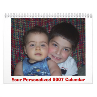 Uw persoonlijke agenda voor 2007 kalender