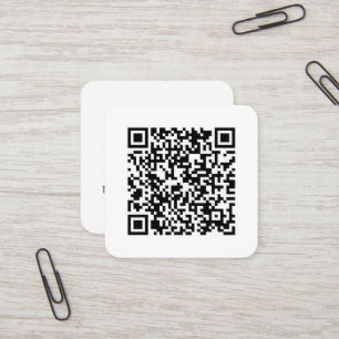 Uw persoonlijke QR-code die is gekoppeld aan uw UR Vierkante Visitekaartje